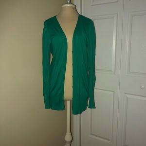 Green Alloy XL Long cardigan